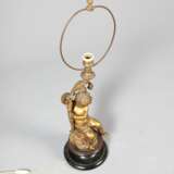 Lampe de table Putti. Vergoldete Bronze Neorococo 75 - Foto 4