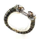 Bracelet pour femme Tigres dans le style du designer David Webb. Emaille 6.5 - Foto 4