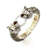 Bracelet pour femme Tigres dans le style du designer David Webb. Эмаль 6.5 г. - фото 6