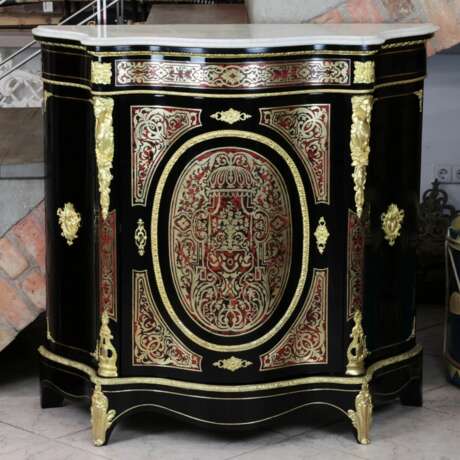 Cabinet en eb&egrave;ne de style Boulle. Marquetry Napoleon III 109 - Foto 8