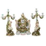 Montre en porcelaine sertie de candelabres. Sietzendorf. 1880 Porcelain Eclecticism 51 - photo 4