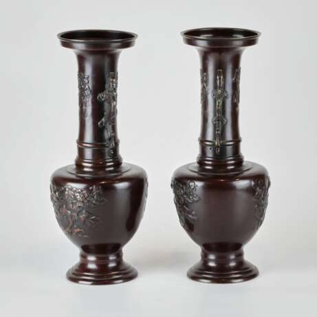 Une paire de vases chinois en bronze. Bronce 39 - photo 2