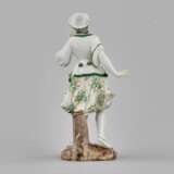 Figurine en porcelaine La Dame en Vert. La France. 19&egrave;me si&egrave;cle. Фарфор 19 г. - фото 3