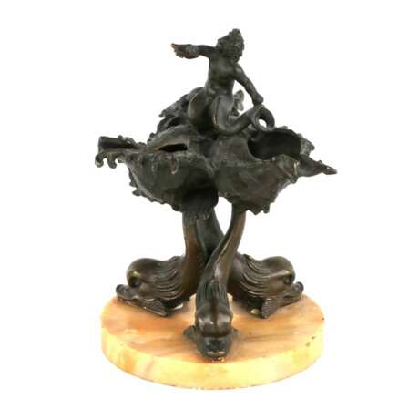 Miniature de cabinet en bronze - Allegorie de lelement eau. Мрамор Eclecticism 15.5 г. - фото 2