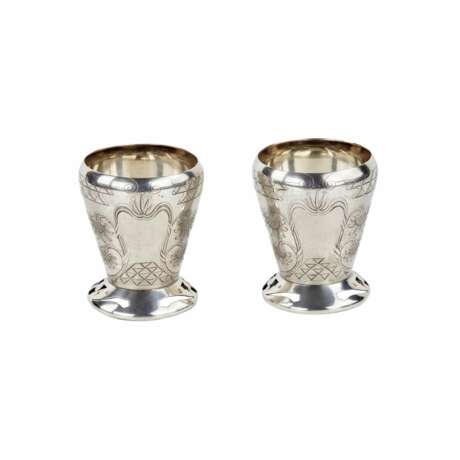 Paire de vases russes Art Nouveau en argent. Silber 84 7 - Foto 1