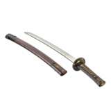 Un sabre japonais. Wakizashi. 19&egrave;me si&egrave;cle. Wood metal 71 г. - фото 4