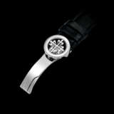 PATEK PHILIPPE. A RARE AND ATTRACTIVE 18K WHITE GOLD AUTOMATIC MINUTE REPEATING WRISTWATCH WITH GRAND FEU BLACK ENAMEL DIAL - фото 3