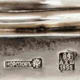 Grand samovar russe en argent. I.E. MOROZOV. 1896 Silber 84 Eclecticism 48 - Foto 10