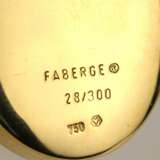 Pendentif en or sur cha&icirc;ne avec un rubis dans son ecrin d`origine. Faberge France. Rubin 5 - Foto 7