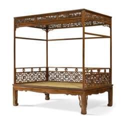 A HUANGHUALI FOUR-POSTER CANOPY BED, JIAZICHUANG