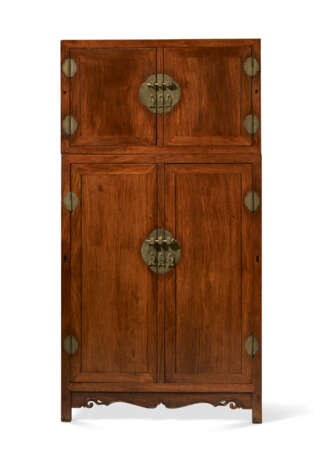 A HUANGHUALI COMPOUND CABINET AND HAT CHEST, DINGXIANGGUI - Foto 1