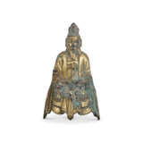 A VERY RARE AND FINELY CAST GILT-GRONZE FIGURE OF SEATED LAOZI - photo 2