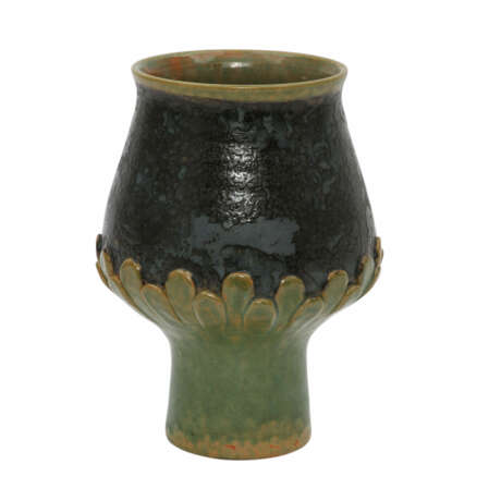 KARLSRUHER MAJOLIKA Vase, 20. Jahrhundert - photo 3