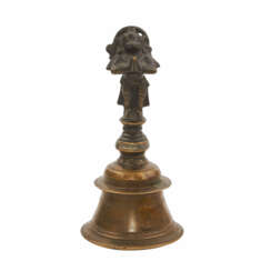 Glocke aus Messing. INDIEN, um 1900.