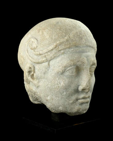 A ROMAN MARBLE PORTRAIT HEAD OF MARK ANTONY - фото 1