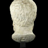 A ROMAN MARBLE PORTRAIT HEAD OF A PHILOSOPHER - фото 4