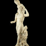 A ROMAN MARBLE GROUP STATUE OF BACCHUS, A SATYR, PAN AND CUPID - Foto 2