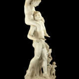 A ROMAN MARBLE GROUP STATUE OF BACCHUS, A SATYR, PAN AND CUPID - фото 3