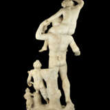 A ROMAN MARBLE GROUP STATUE OF BACCHUS, A SATYR, PAN AND CUPID - photo 4