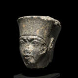 AN EGYPTIAN GRANODIORITE HEAD OF AMUN - фото 2