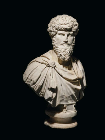 A MONUMENTAL ROMAN MARBLE PORTRAIT BUST OF THE EMPEROR LUCIUS VERUS - фото 3
