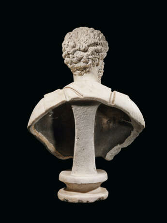 A MONUMENTAL ROMAN MARBLE PORTRAIT BUST OF THE EMPEROR LUCIUS VERUS - photo 4