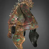 A GREEK BRONZE CHALCIDIAN HELMET - photo 1