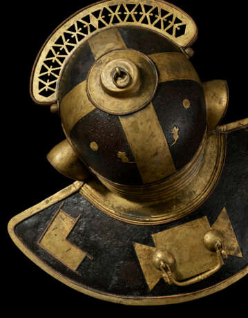 AN IMPORTANT ROMAN IRON, BRASS AND COPPER HELMET FOR JULIUS MANSUETUS, together with A DOLABRA - photo 22