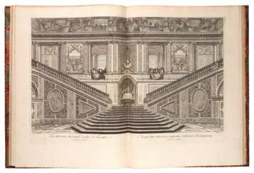 Charles Le Brun | Grand escalier du chateau de Versailles. Paris, [1725], from the library of the Duchesse de Berry