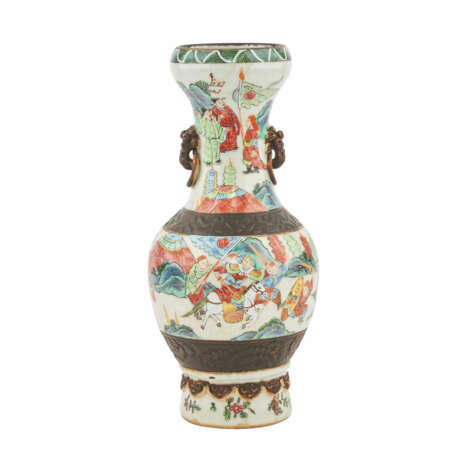 Famille Verte-Vase. CHINA, um 1900. - Foto 2