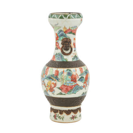 Famille Verte-Vase. CHINA, um 1900. - photo 3