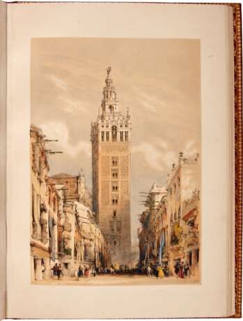 David Roberts | Picturesque sketches in Spain. London, 1832-1833, in a fine Spanish binding by Hijos de V. Arias - Foto 2