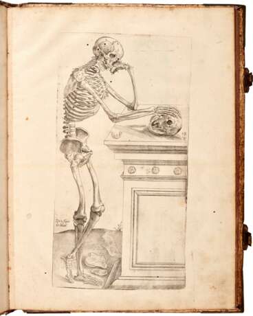 Andreas Vesalius and Jacob Bauman | Anatomia Deudsch. Ein kurtzer Ausszug, der Beschreibung aller glider menschlichs Leybs, Nuremberg, 1551 - Foto 1
