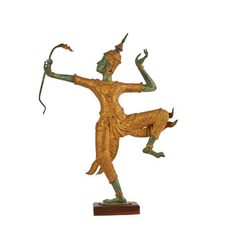 Ramakian-Figur aus Bronze. THAILAND 20. Jahrhundert. - photo 1