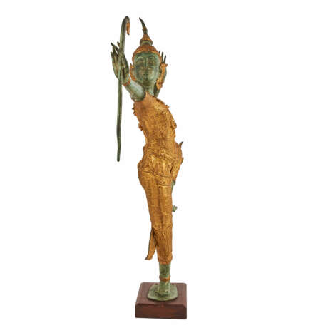 Ramakian-Figur aus Bronze. THAILAND 20. Jahrhundert. - photo 2