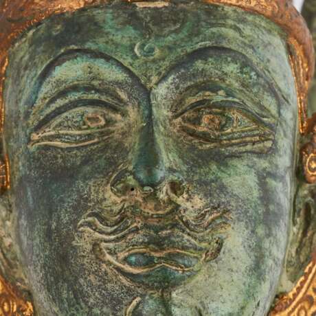 Ramakian-Figur aus Bronze. THAILAND 20. Jahrhundert. - Foto 5