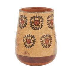Gefäß-Keramik. NAZCA/PERU, 3.-9. Jahrhundert.