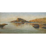 GELENG, GIOVANNI (italienischer Maler 19./20. Jahrhundert), "Felsenküste bei Capri", - фото 1