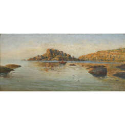 GELENG, GIOVANNI (italienischer Maler 19./20. Jahrhundert), "Felsenküste bei Capri",