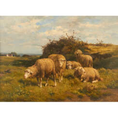 LEEMPUTTEN, CORNELIS van (1841-1902), "Schafe auf der Weide",