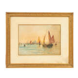 EHRMANNS, THEODOR von (1846-1923), "Segelboote auf dem Canal Grande vor Venedig", - Foto 2