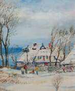 Aperçu. Dunkelmann, Kurt (1906 Crivitz-1983 Ribnitz Damgarten) &quot;Winter an der Ostsee&quot;, Öl/Hf., monogr. u.r., 40x30 cm, Rahmen