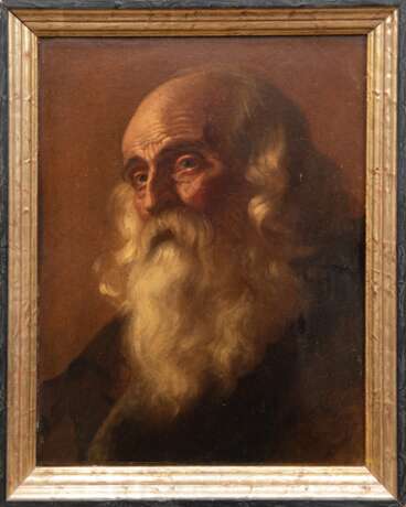 "Porträt eines bärtigen Herren", Öl/ Karton, unsign., 37x28 cm, Rahmen - photo 1