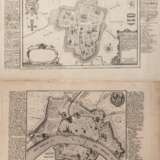 Bodenehr, Gabriel (d.Ä.) "Ypern" mit Maßstabkartusche und Wappen, Alterspuren, 19x32 cm, ungerahmt - photo 1