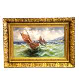 DELMAR, WILLIAM (engl. Maler des 19. Jahrhundert in Canterbury, stellte 1823-56 in der Royal Acad. in London aus), "Fischerboote", - photo 2
