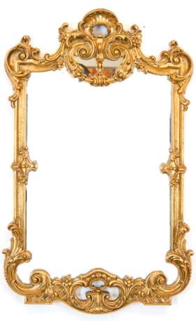 Spiegel im reich verzierten, goldfarbenen Rahmen, 101x60 cm - Foto 1
