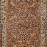 Teppich, Maschinenteppich mit Keshan-Muster, Schurwolle, Kammgarn, floral gemustert und Tiermotive, 100x200 cm - Foto 1
