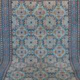 Moud, Persien, türkisfarben mit blau/roten Ornamenten, 300x200 cm - Foto 1