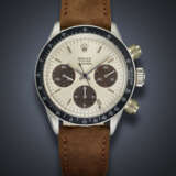 ROLEX, RARE STAINLESS STEEL CHRONOGRAPH 'DAYTONA', WITH TROPICAL REGISTERS, REF. 6263 - фото 1