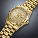 ROLEX, YELLOW GOLD AND DIAMOND-SET 'DAY-DATE', REF. 18238 - photo 2